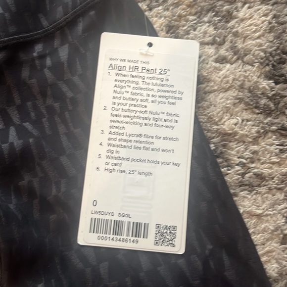 lululemon size 0 leggings - Picture 3 of 3